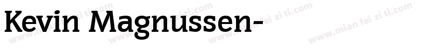 Kevin Magnussen字体转换